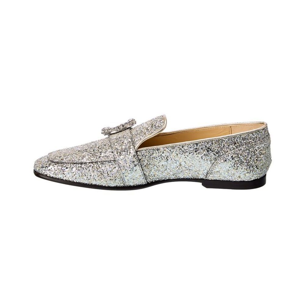 Jimmy Choo Mani Glitter Loafer - Picture 2 of 5